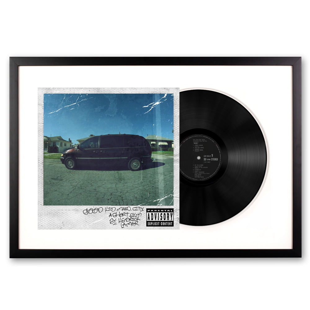 Kendrick Lamar Good Kid, M.A.A.D City - Framed Vinyl Album Art