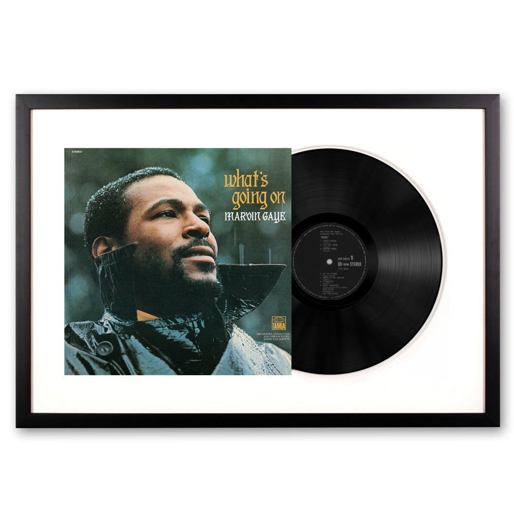 Marvin Gaye What's Going On - Framed Vinyl Album Art