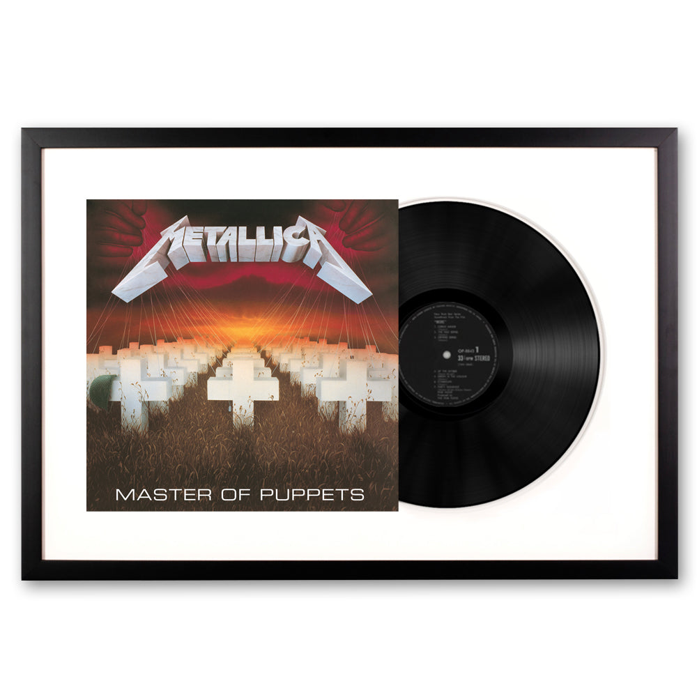 Metallica Master of Puppets - Framed Vinyl Album Art