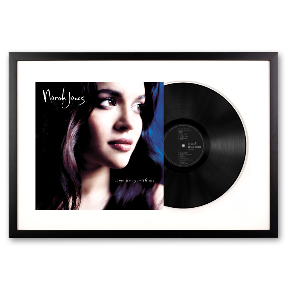 Norah Jones Come Away with Me - Framed Vinyl Album Art