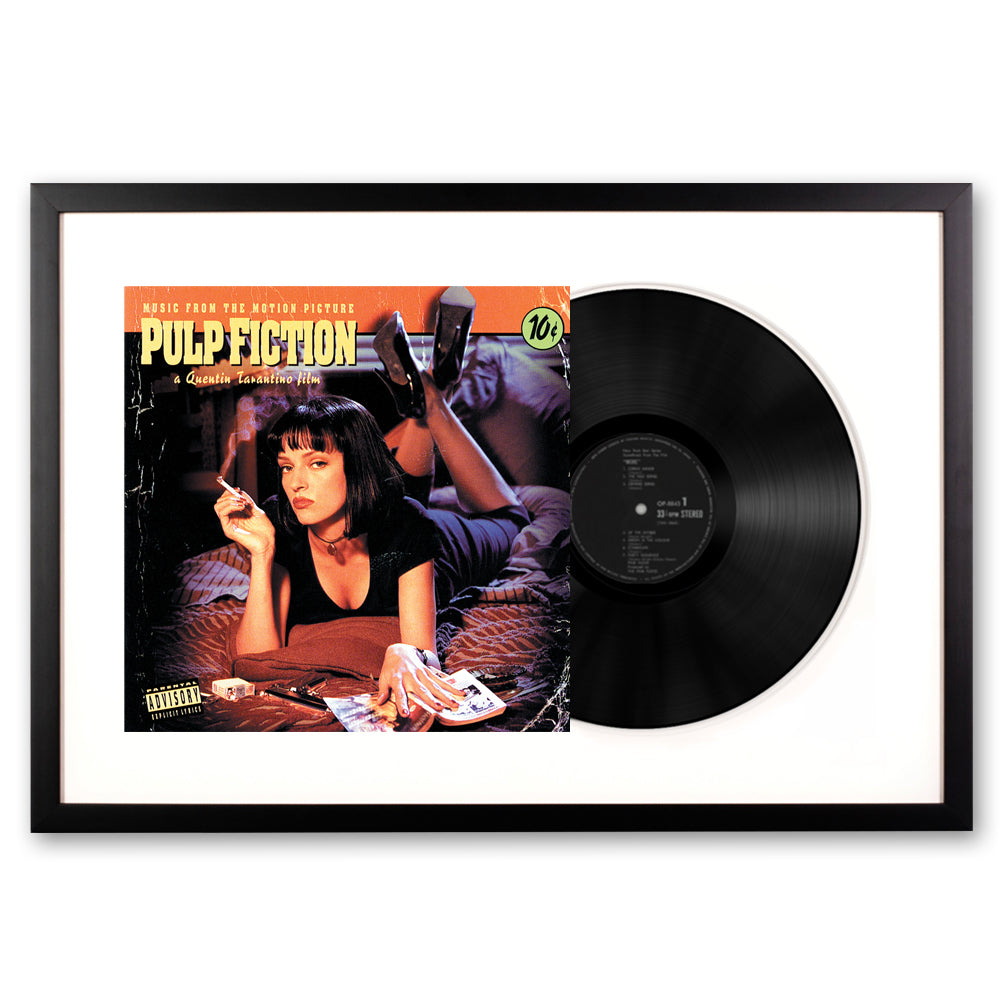 Various Artists Pulp Fiction Framed Vinyl Album Art