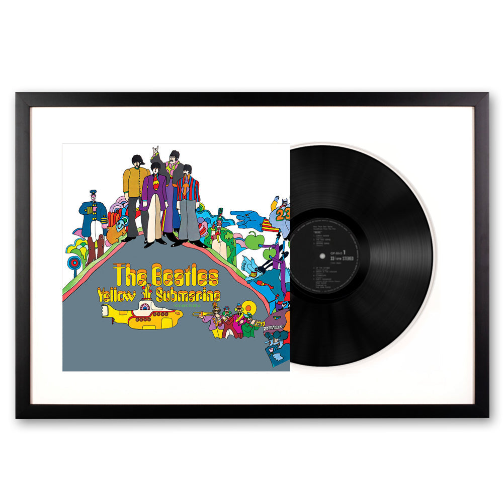 The Beatles - Yellow Submarine - Framed Vinyl Album Art