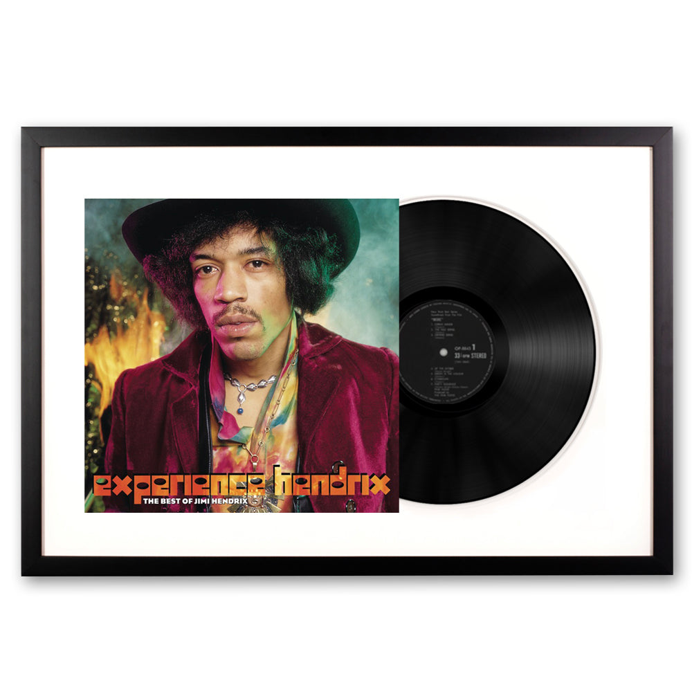 Experience Hendrix: The Best of Jimi Hendrix Framed Vinyl Album Art