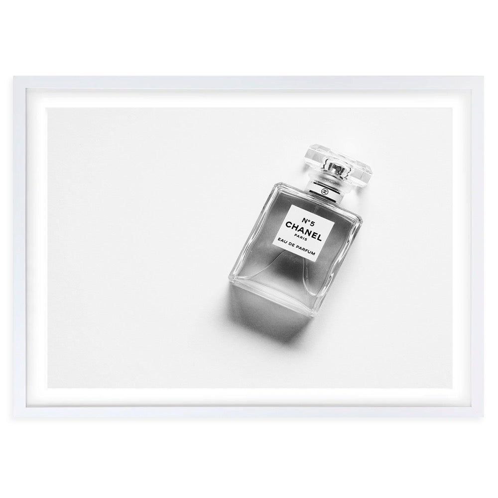 Chanel No.5 Bottle Large 105cm x 81cm Framed A1 Art Print
