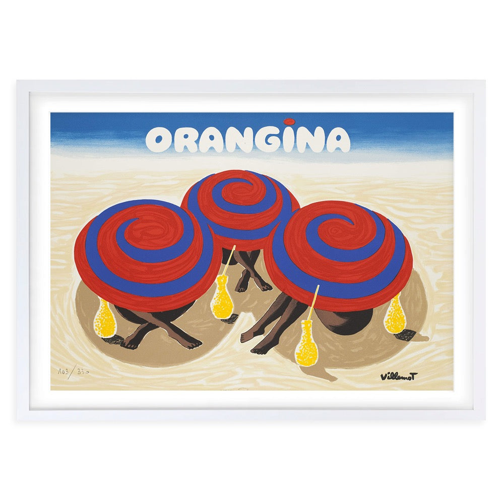 Orangina 105cm x 81cm Framed A1 Art Print