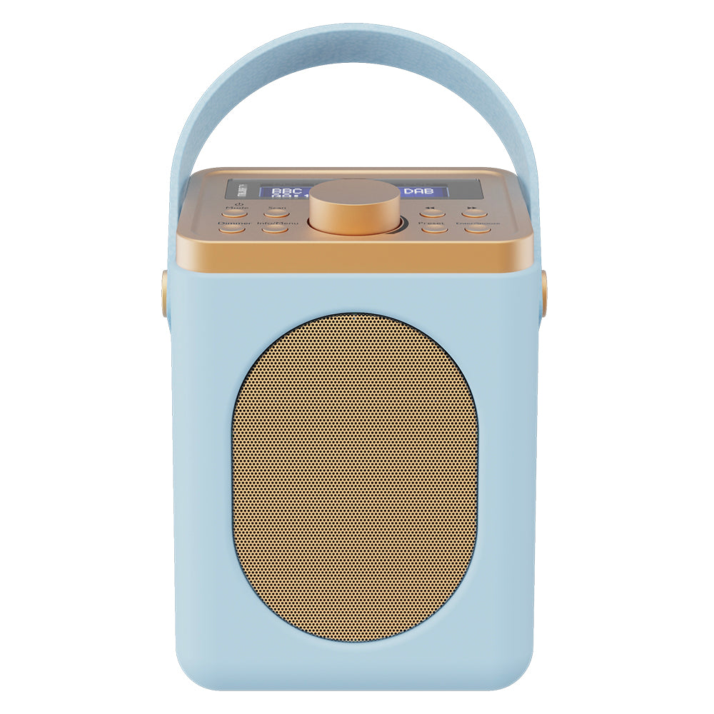 Majority Little Shelford Bluetooth & DAB Radio with Alarm Clock - Blue