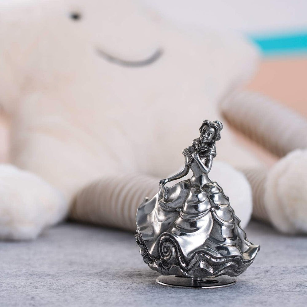 Royal Selangor Disney Belle Waltzes Pewter Music Carousel Figurine