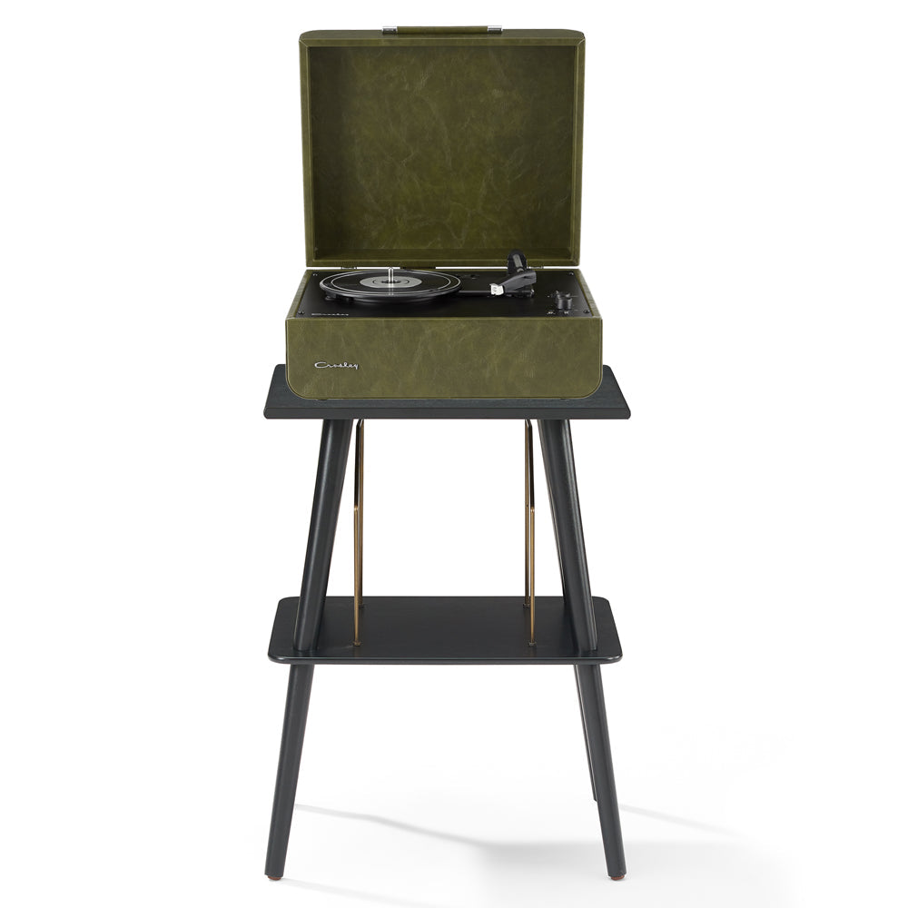 Crosley Mercury Turntable - Green + Crosley Entertainment Stand BUNDLE