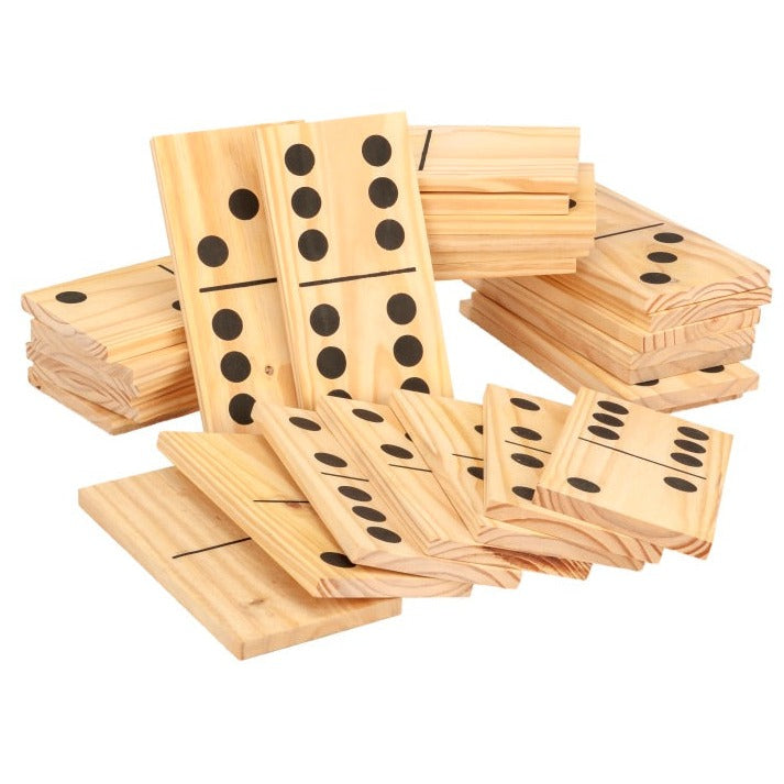 Mega Outdoor Dominoes Game With 28 Pieces 30cm