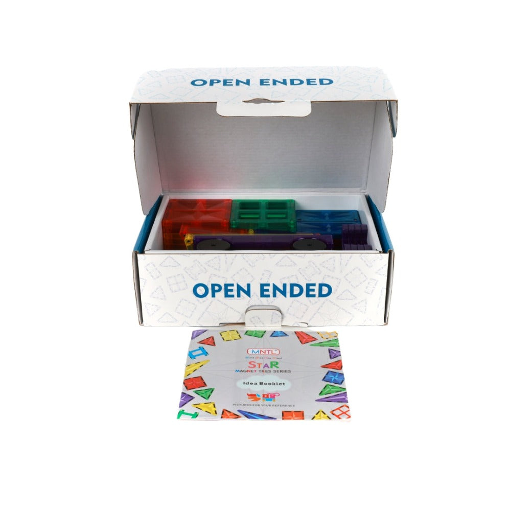 Magnetic Rainbow Tiles 56pcs