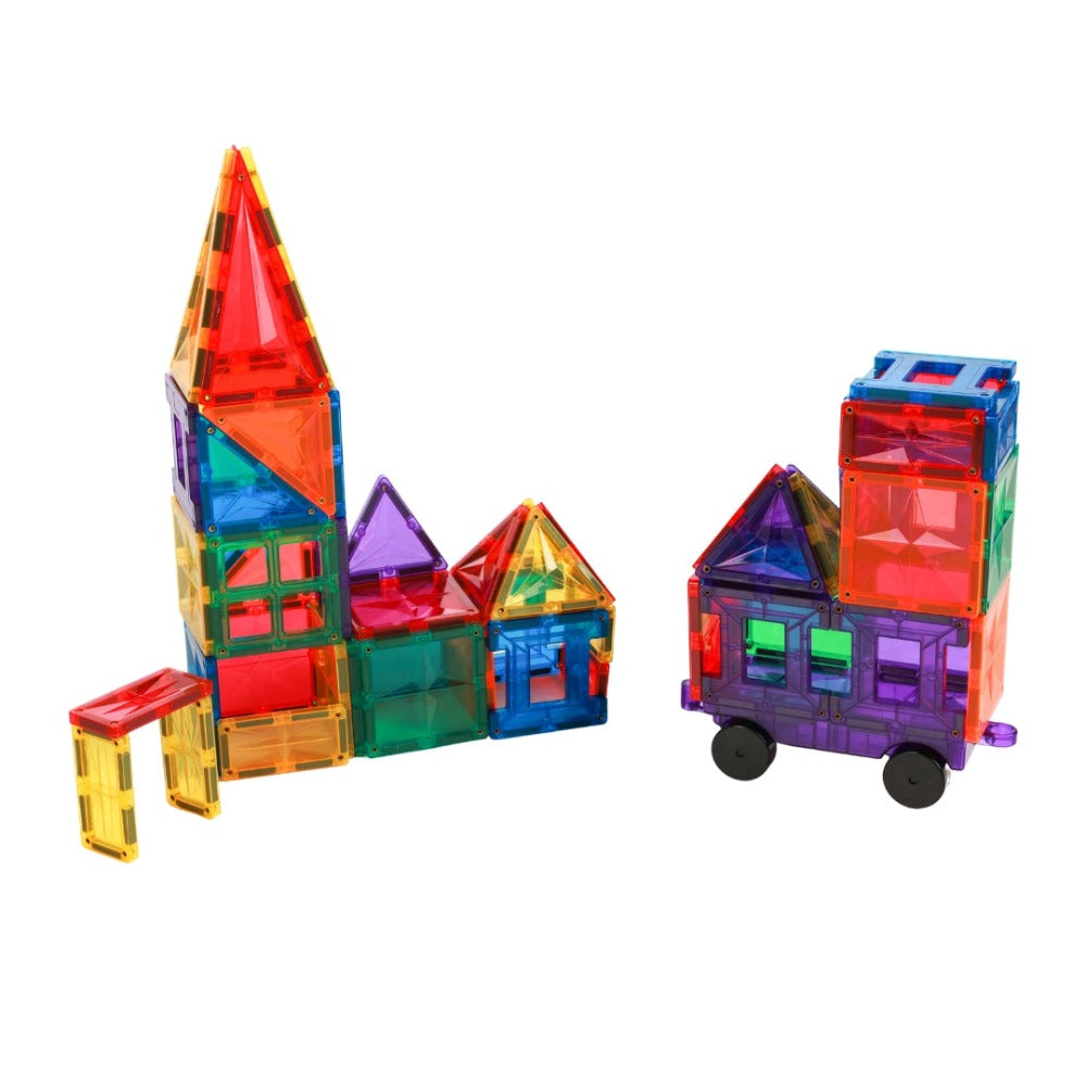 Magnetic Rainbow Tiles 56pcs