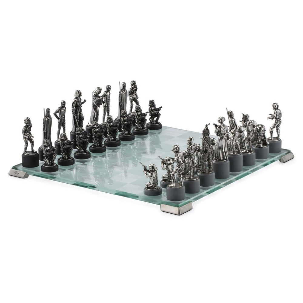 Royal Selangor Star Wars Classic Pewter Pieces Chess Set