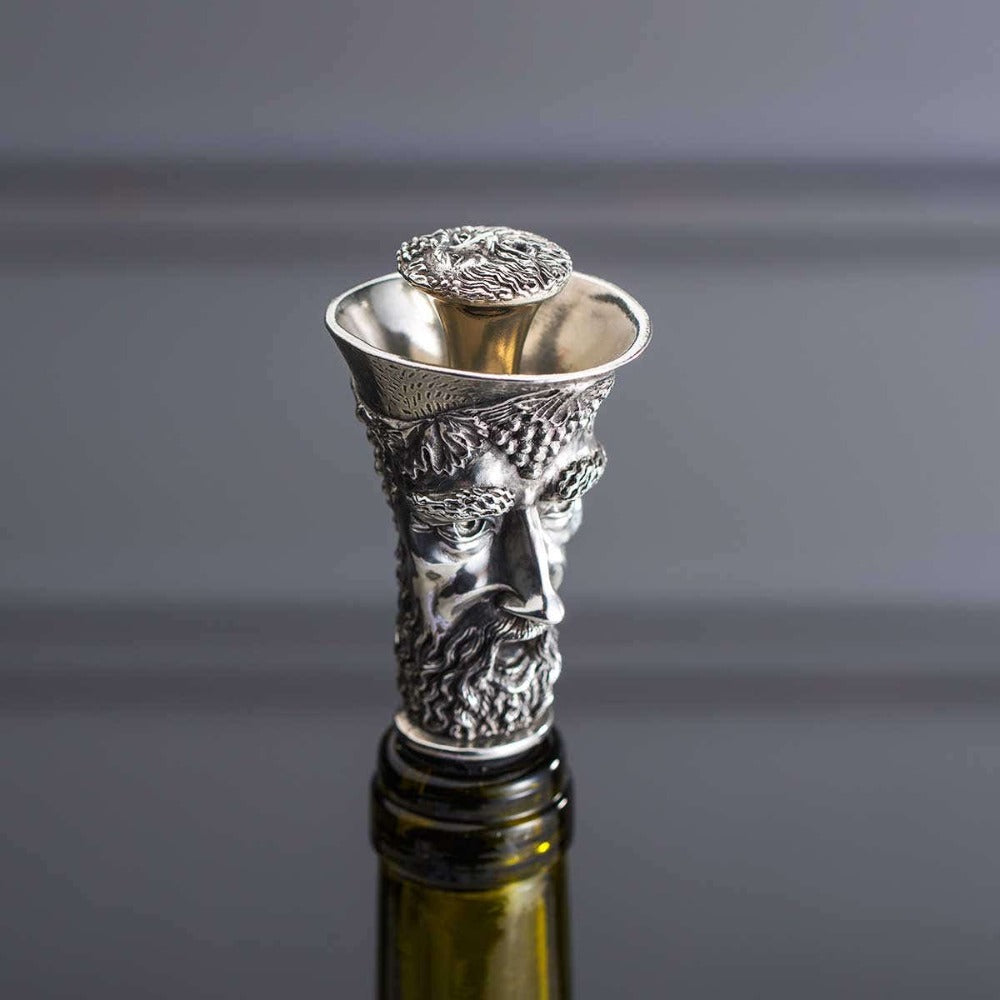 Royal Selangor Bacchus Mouth Agape Pewter Wine Pourer