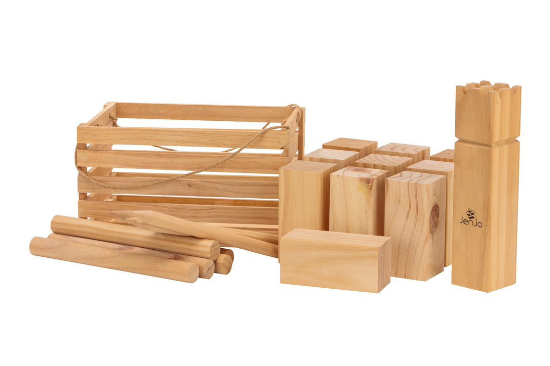 Outdoor Wooden Kubb Lawn Game