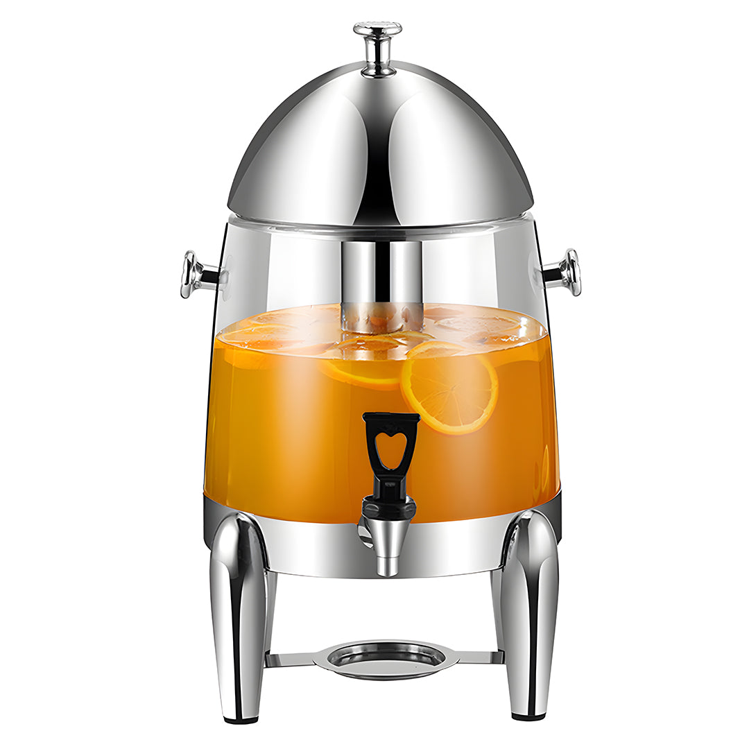 SOGA Stainless Steel 12L Beverage Dispenser Hot and Cold Juice Water Tea Buffet Drink Container Jug