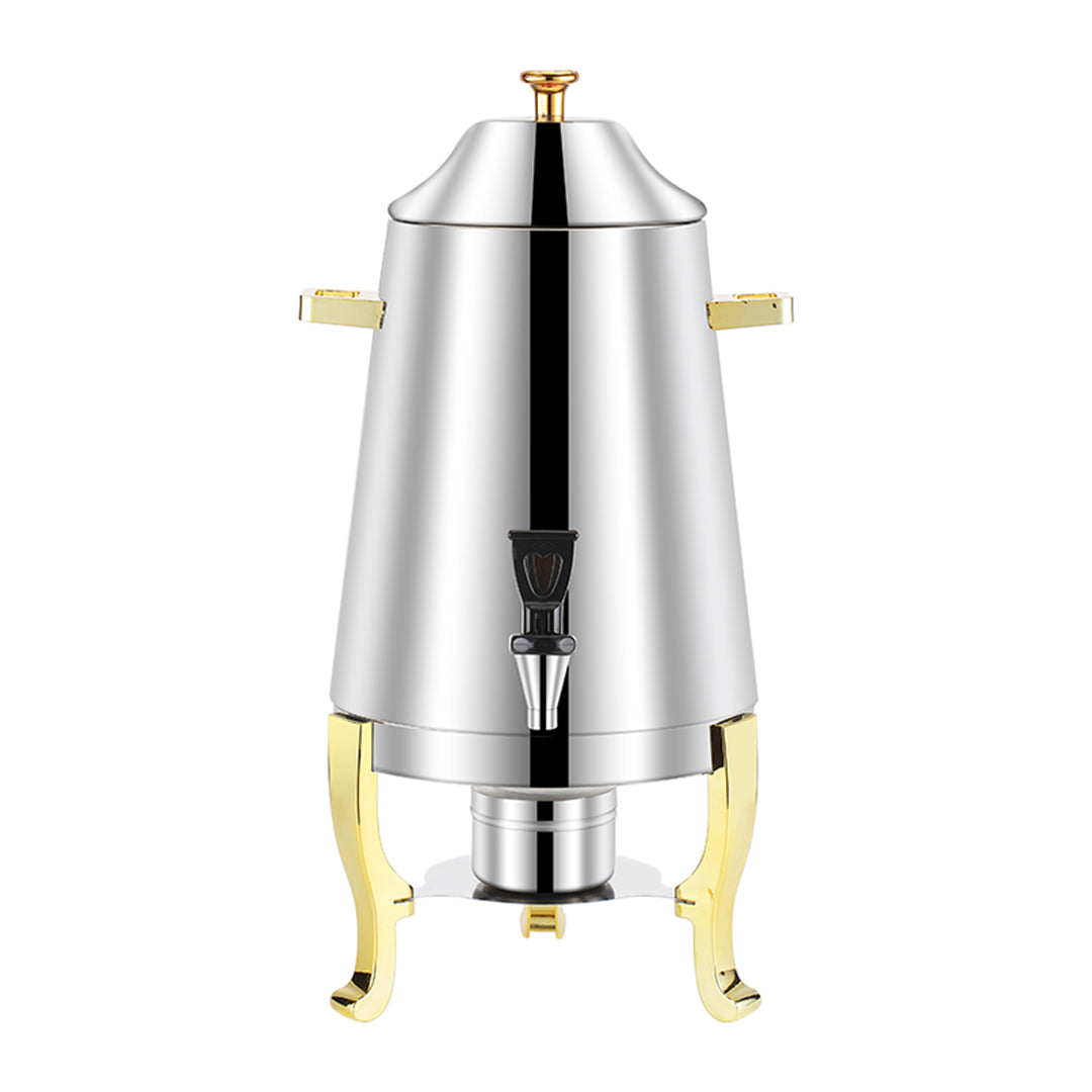 SOGA Stainless Steel Dispenser Beverage Commercial Buffet Drink Container Jug with Side Handles
