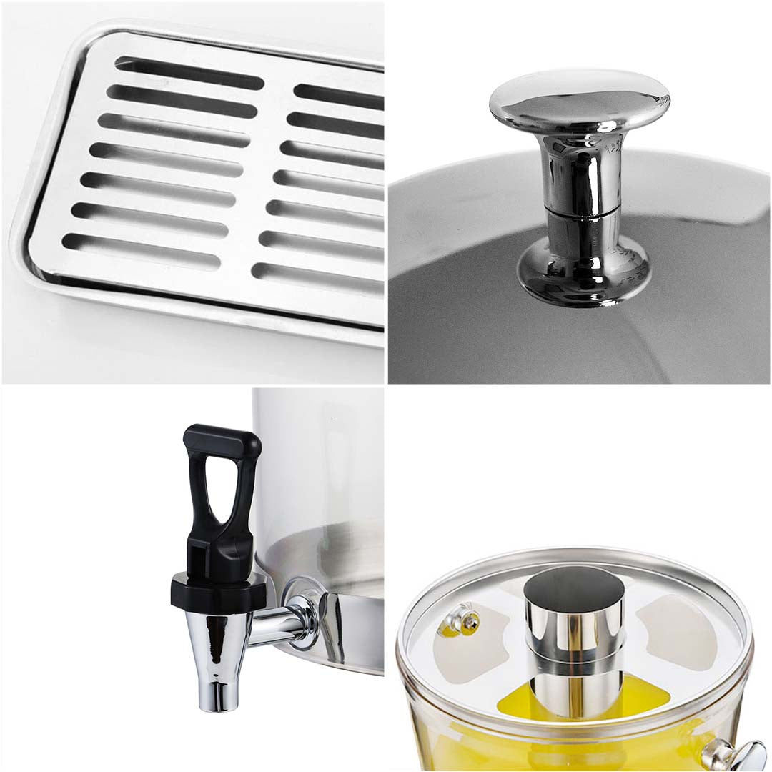 SOGA 2X Single 8L Water Milk Coffee Pump Beverage Drinking Utensils