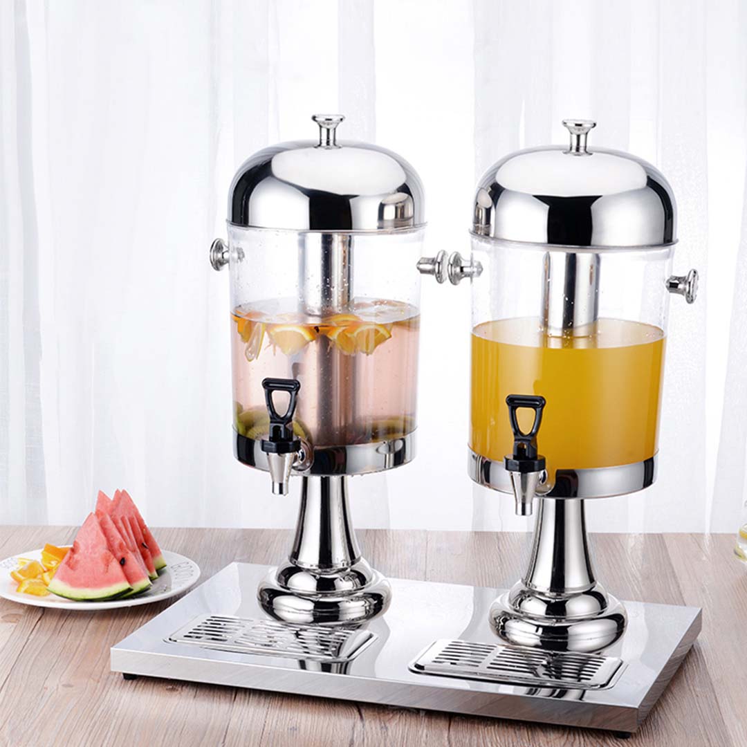 SOGA 2X Dual 8L Water Milk Coffee Pump Beverage Drinking Utensils