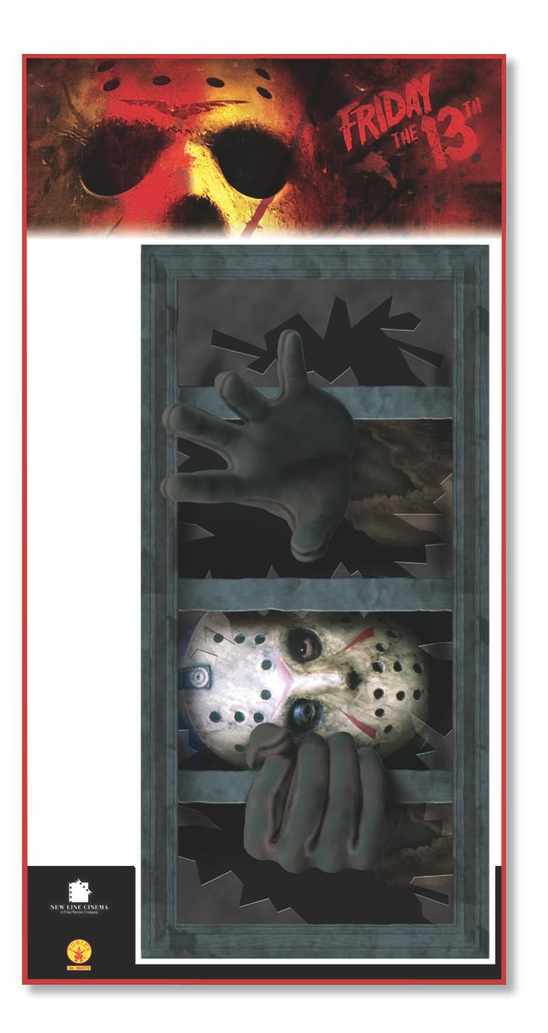 Friday The 13th Jason Wall Window Decal