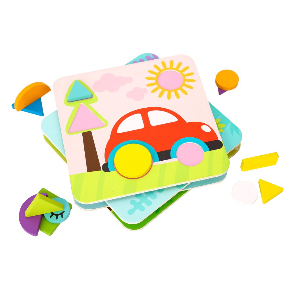 Set of 4 Toddlers Shape Sorter Puzzle
