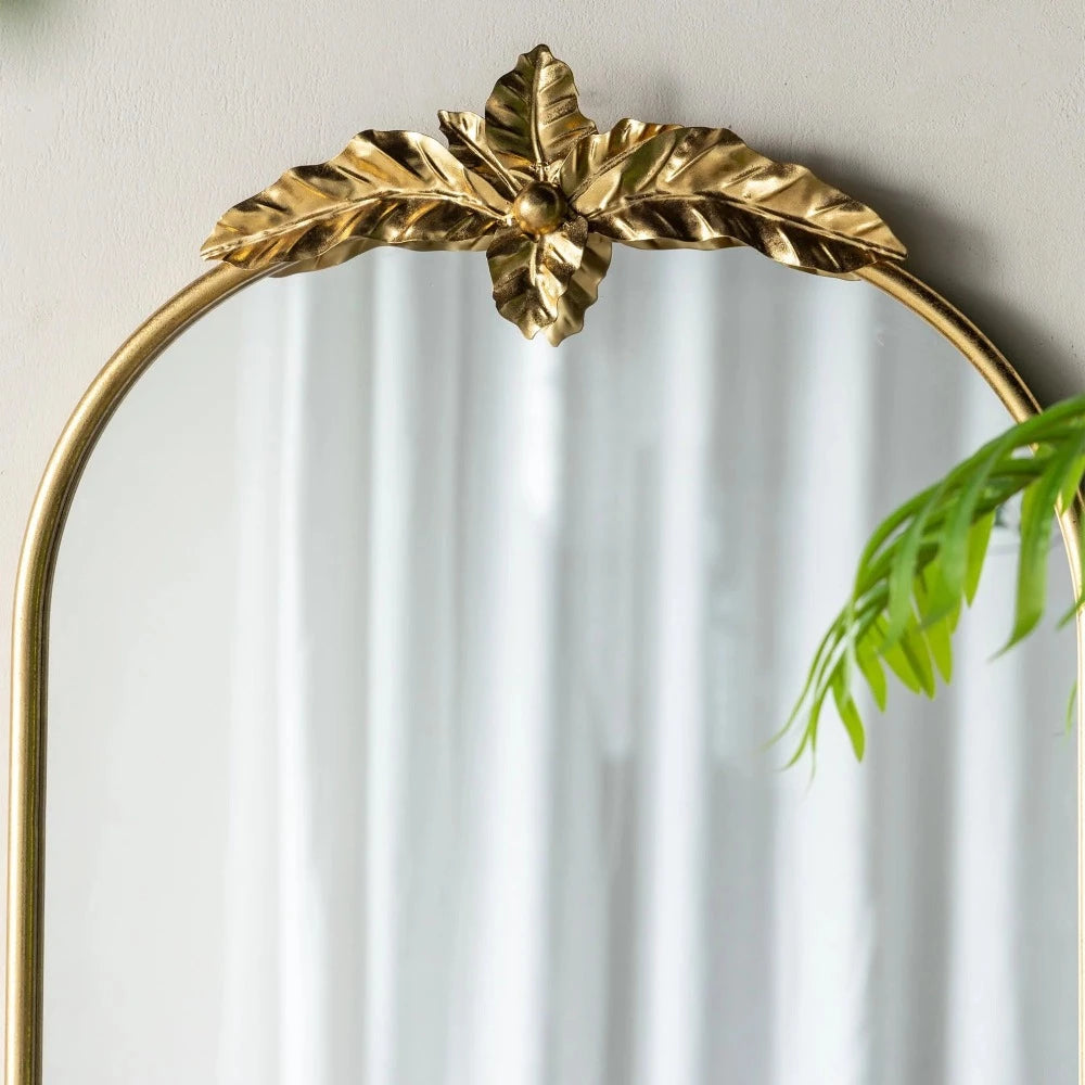 Majestic Gold Accent Tall Wall Mirror 107 x 61cms