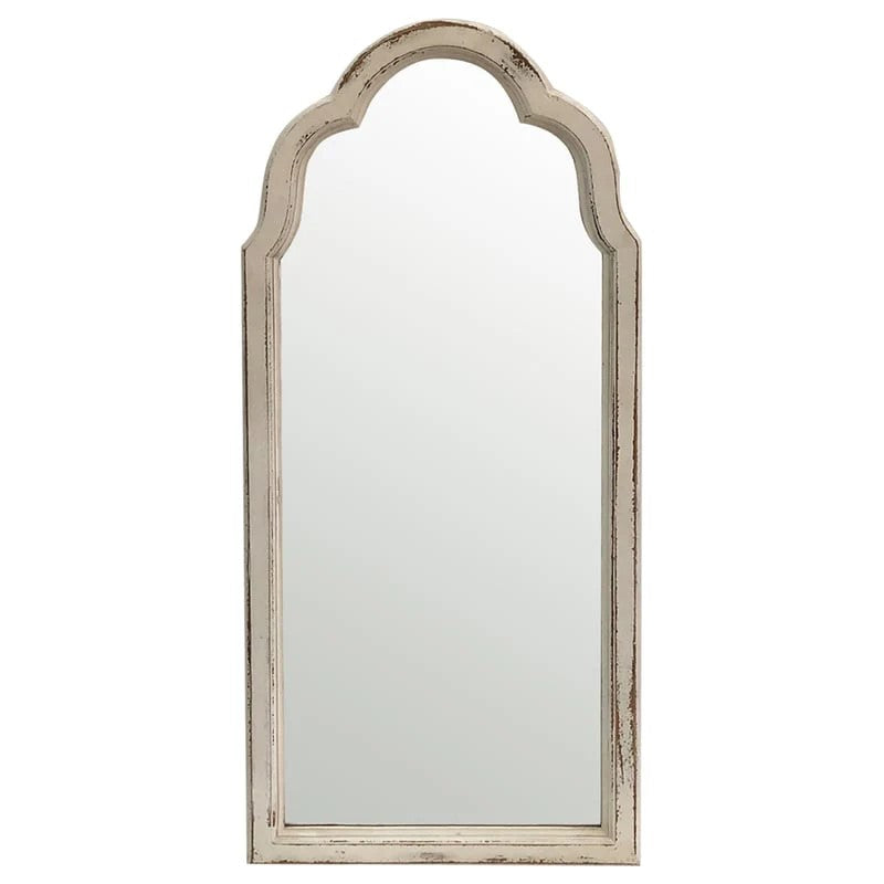 Iconic Classic Wood-Frame Wall Mirror 93cms