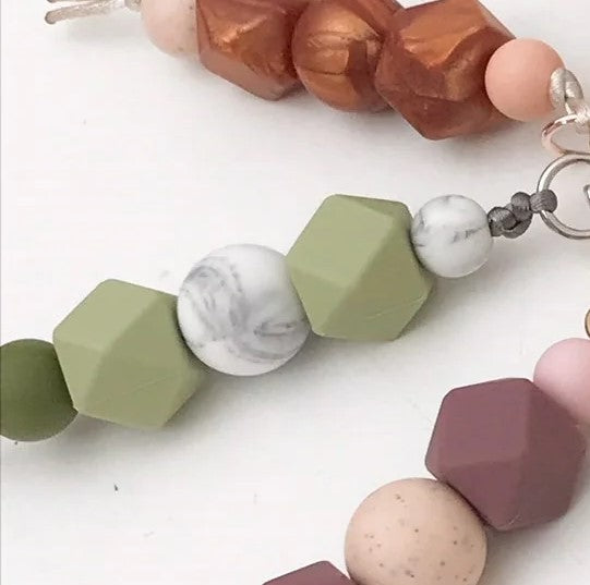 MINI Silicone Keychain / Bag Charm