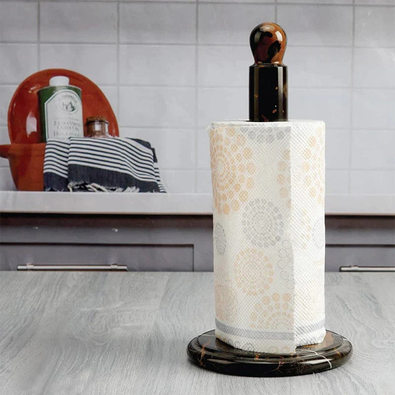 Refined Handmade Marble Paper Towel Holder (Available in 6 Colors)