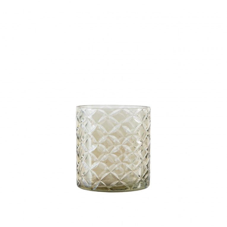 S/2 Intriguing Patterned Tealight Holders 7cms (Choose from 2 Colors)