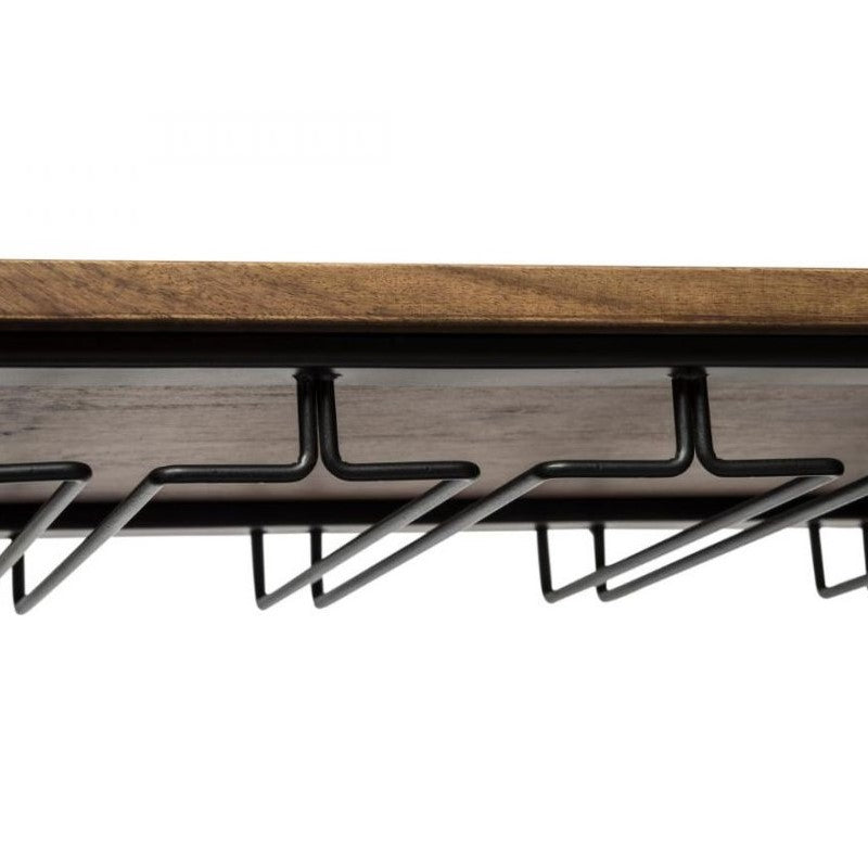 Versatile Wooden Home Bar Cart Wine Storage Cabinet