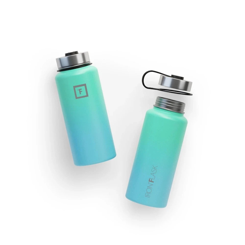 Iron Flask Wide Mouth Bottle 950ml - Blue