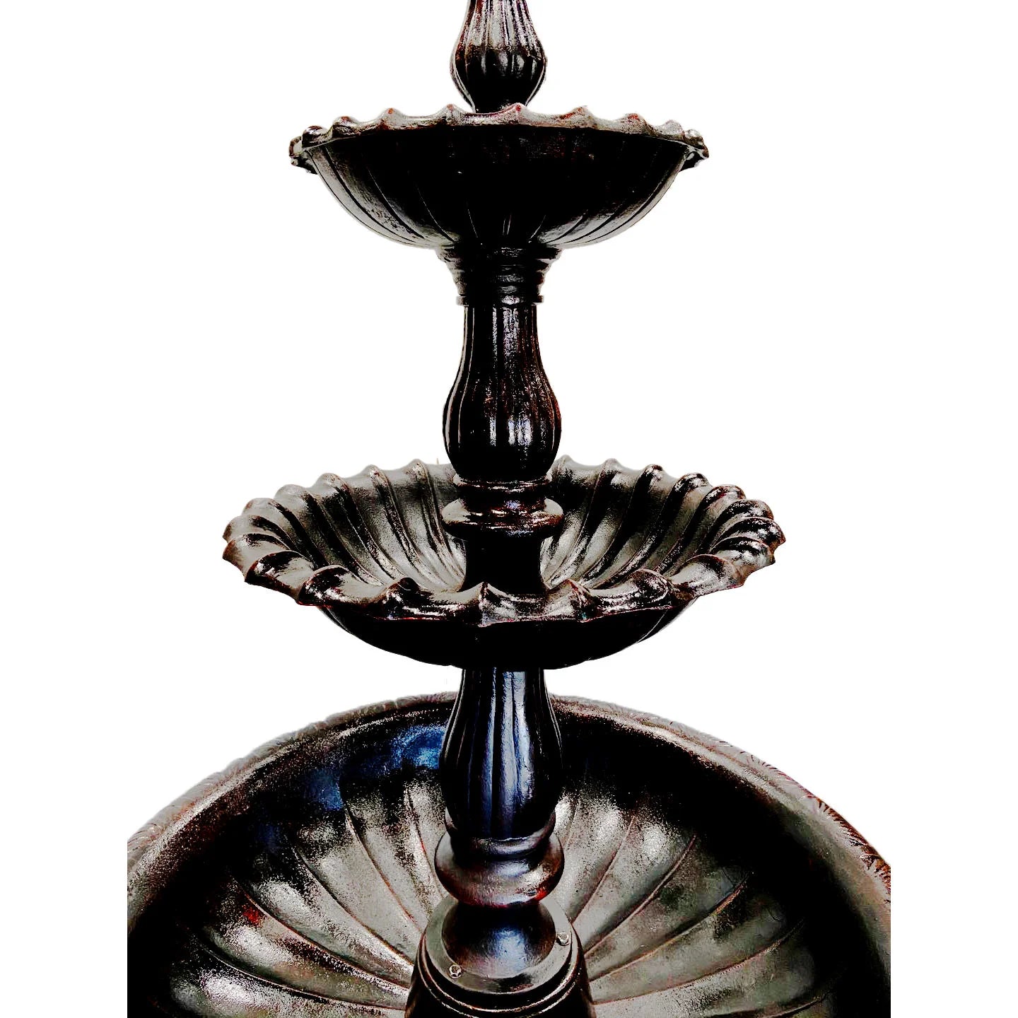 3 Tier Self Contained Garden Fountain (Available in 3 Colors)