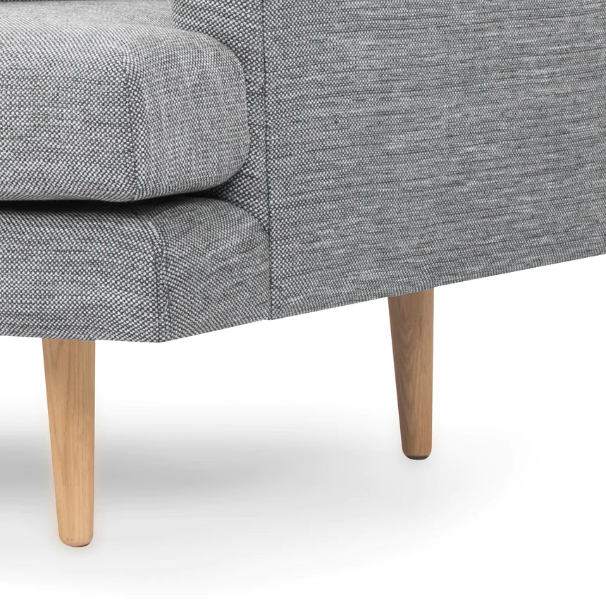 Gallery Glamour 3-Seater Sofa - Graphite Grey