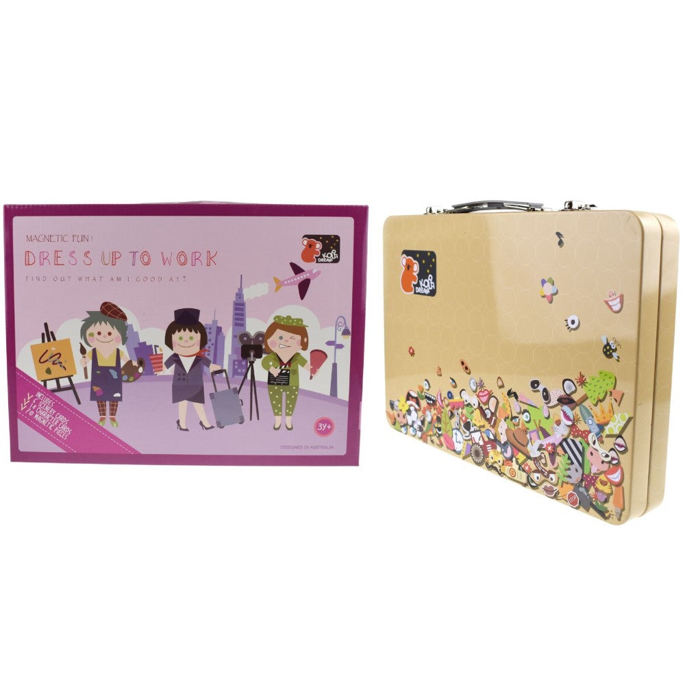 Girl Going To Work Kids Magnetic Dress Up Kit
