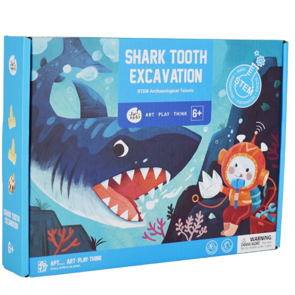 Kids Shark Fossil Excavation Kit