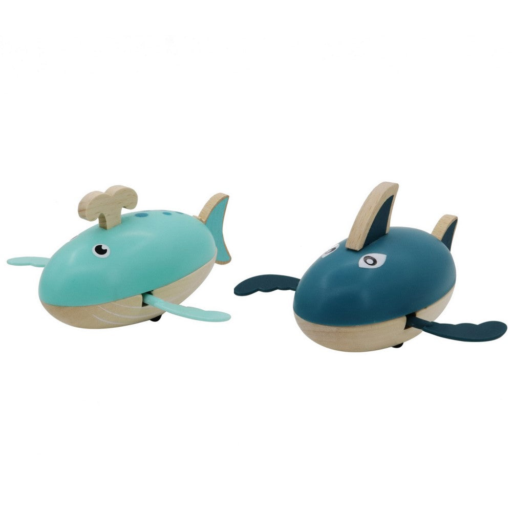 Shark & Whale Water Play Wind Up Toys (Sent At Random)
