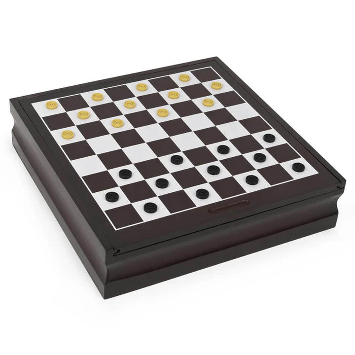 10 Game Set In Cabinet Board Game