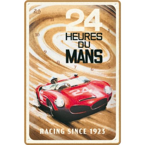24h Le Mans Red Car 1963 - Sign Board 20 x 30cm