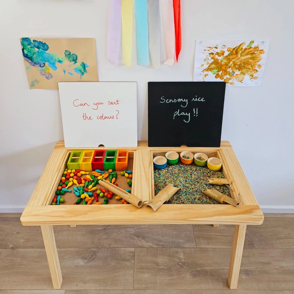 4 in 1 Wooden Activity Table