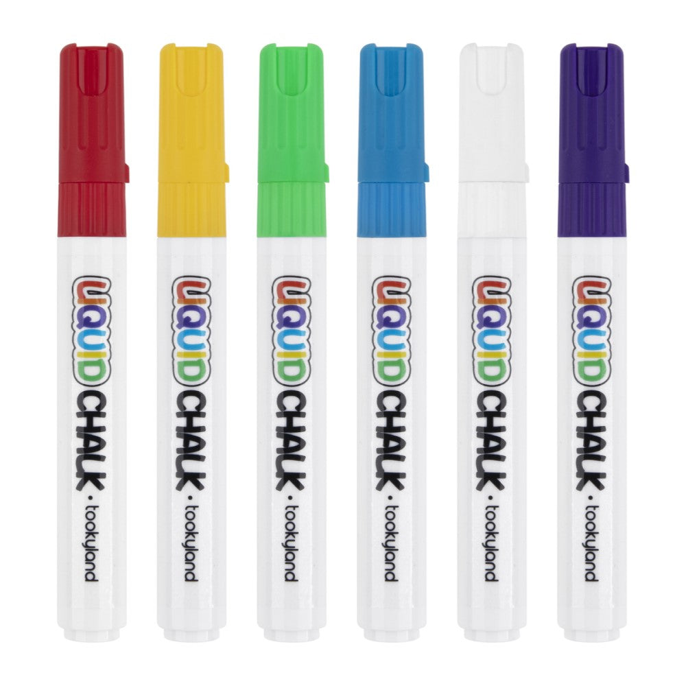 6 Color Glo Liquid Chalks