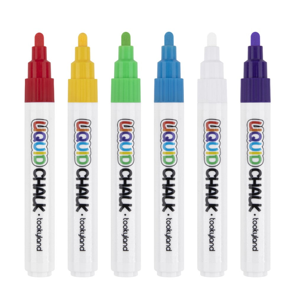 6 Color Glo Liquid Chalks