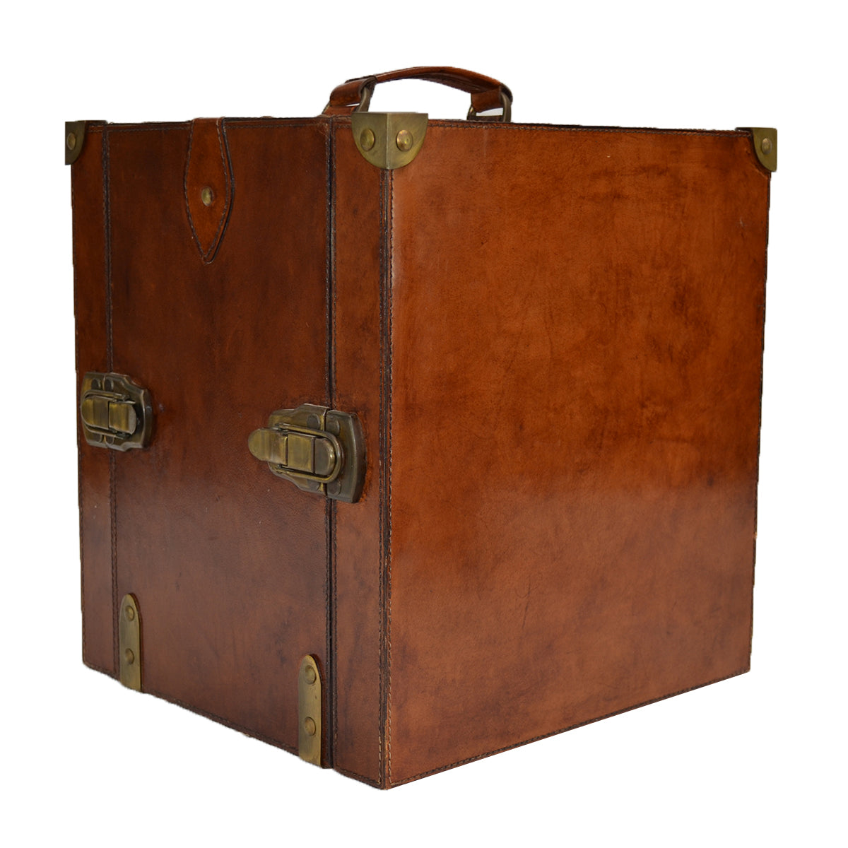 6 Wine Bottles Leather Carrier