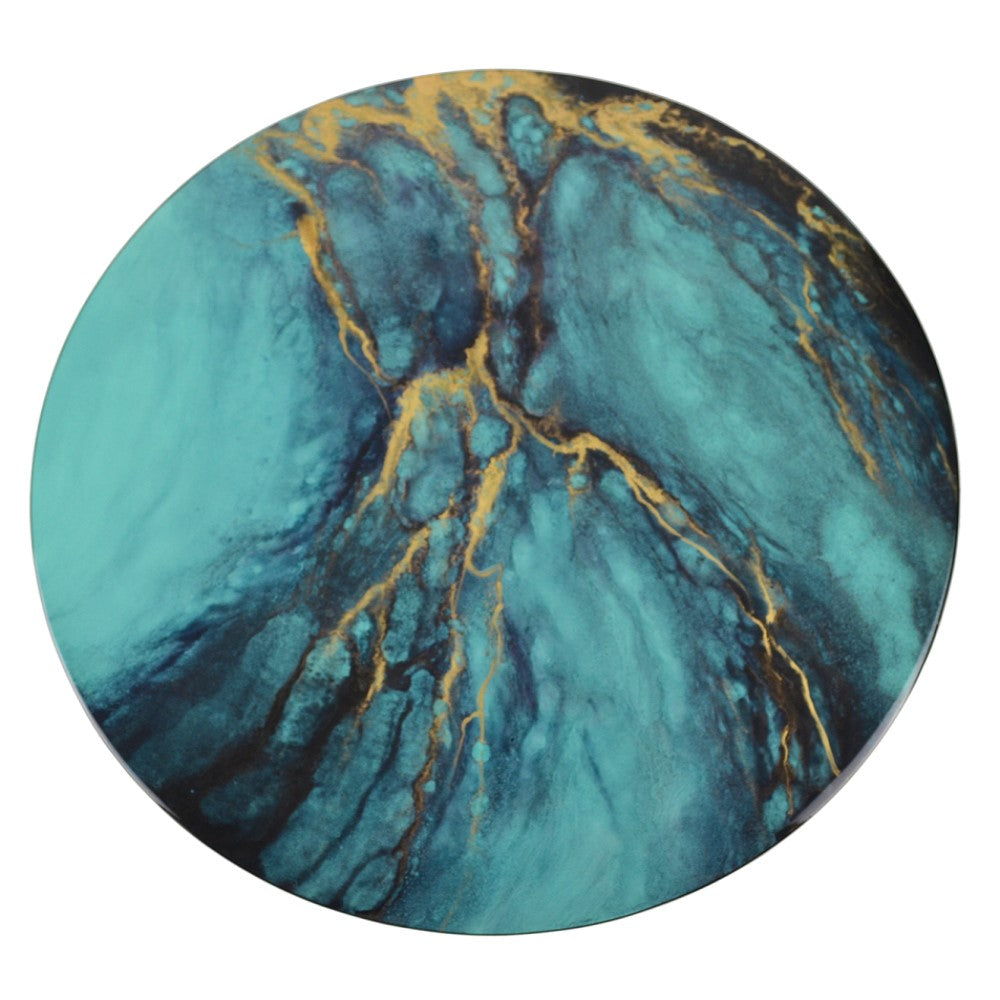 Abstract Elements Designer Wall Art 43cms - Blue