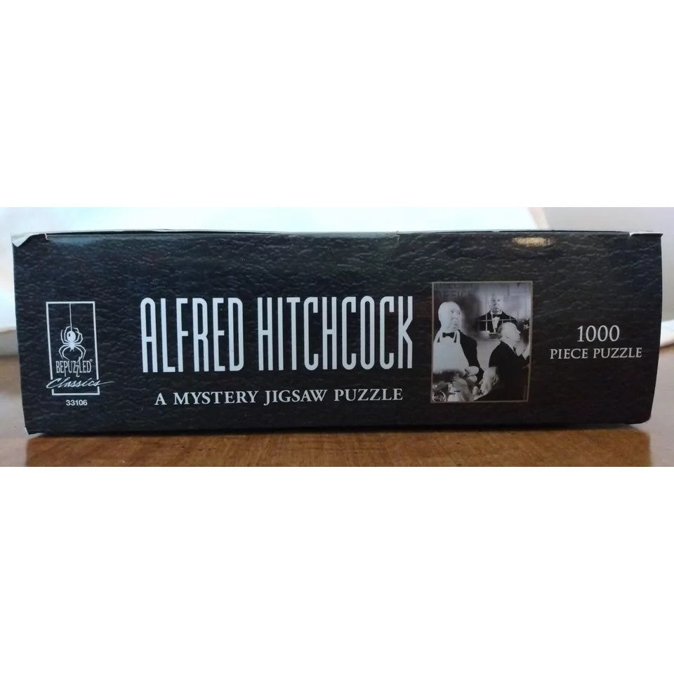 Alfred Hitchcock With Book - 1000 Piece Puzzle