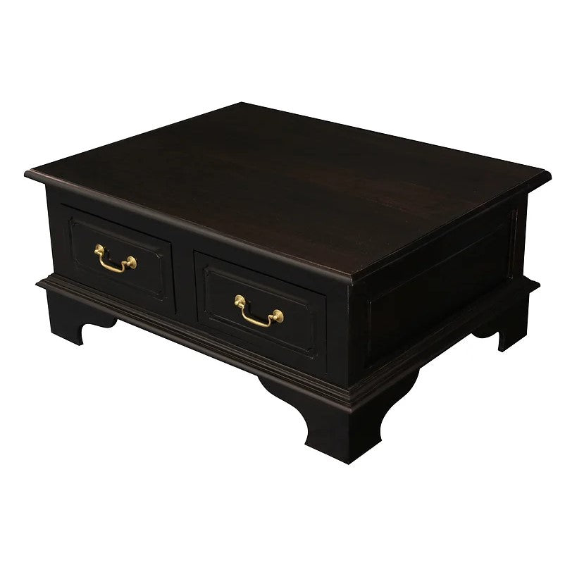 Ample Storage 4 Drawer Coffee Table - Dark Brown