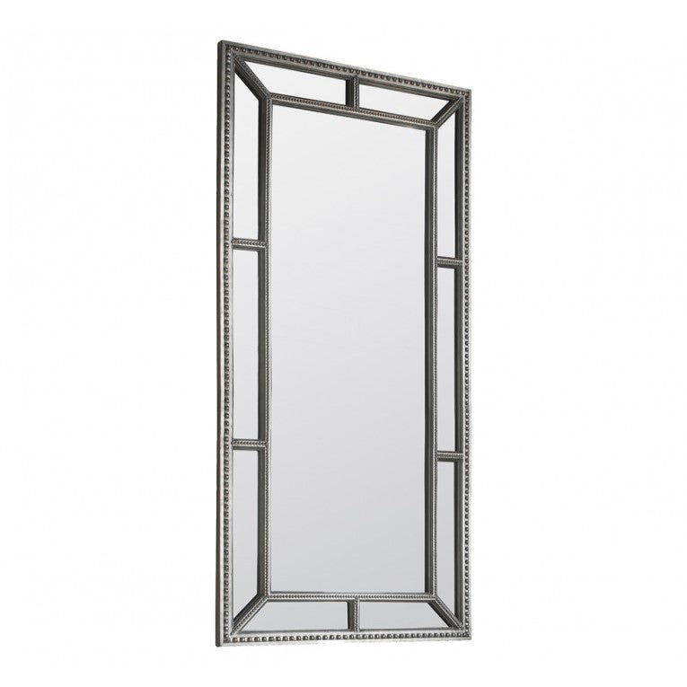 Angular Elegance Wooden Framed Leaner Mirror 157cms