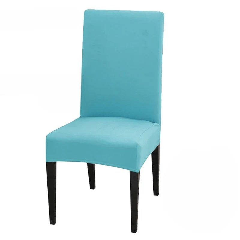 Anti-Dirt and Waterproof Elastic Chair Cover - Sky Blue