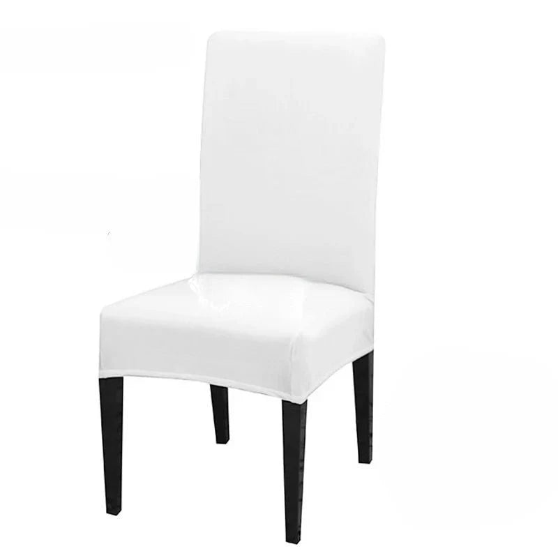Anti-Dirt and Waterproof Elastic Chair Cover - White