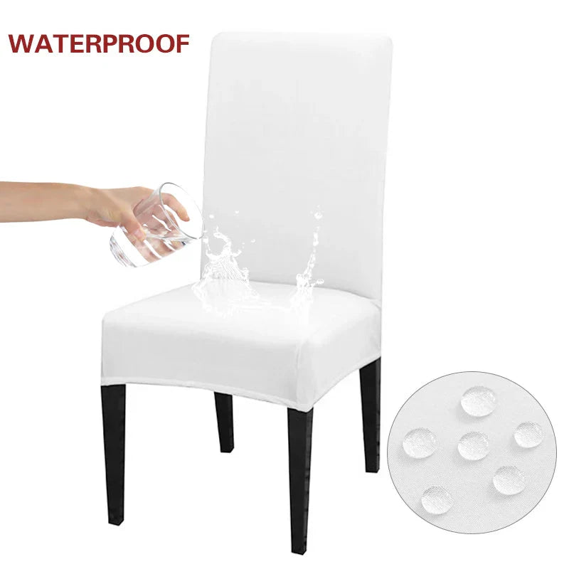 Anti-Dirt and Waterproof Elastic Chair Cover - Purple
