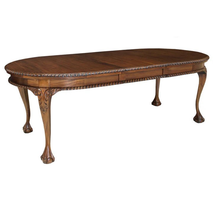 Antique Ball and Claw Foot Extension Table - Walnut